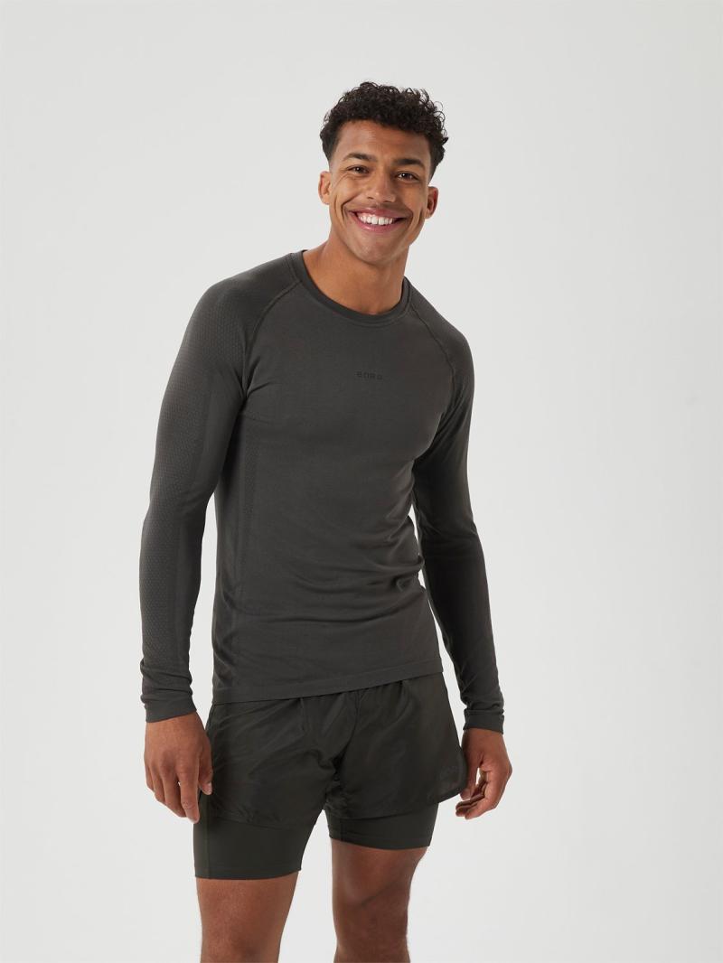 Borg Running Seamless Ls Tshirt fra Björn Borg