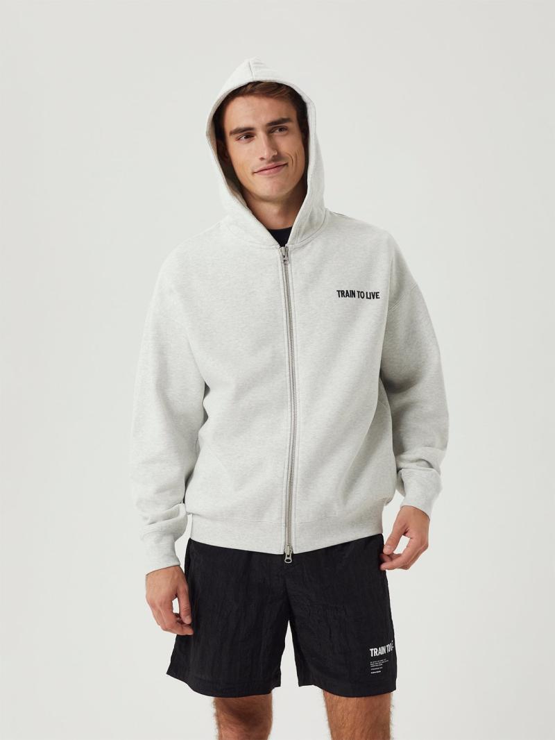 Borg Oversized Zip Hoodie fra Björn Borg