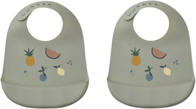 Tilda Silicone Bib 2pack fra Liewood