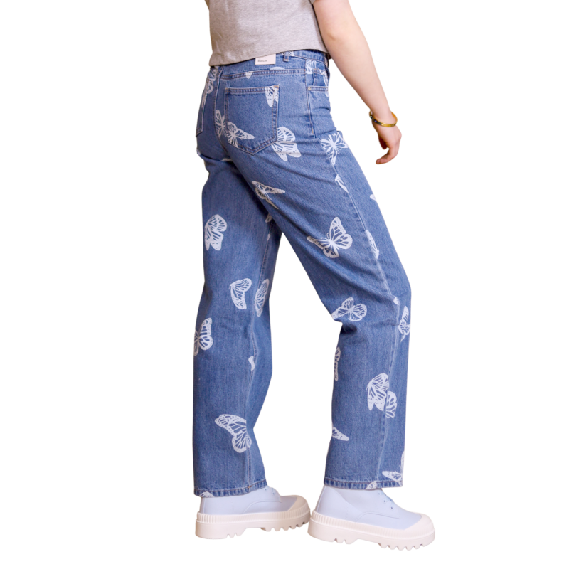 Pige Jeans i Medium Blå Denim fra LMTD - Fantastisk Tilbud!