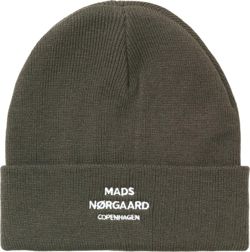Isak Logo Ambas Beanie i Grøn fra Mads Nørgaard