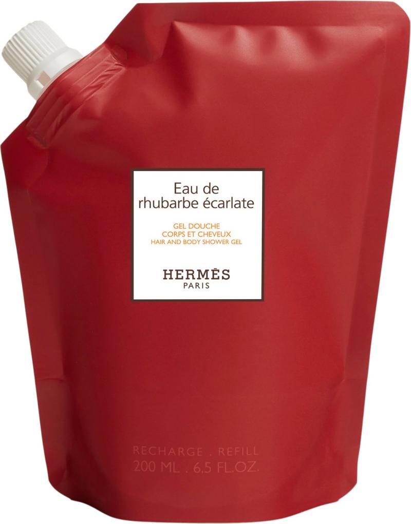 Eau De Rhubarbe écarlate Brusegel Refiller 200 Ml fra Hermès