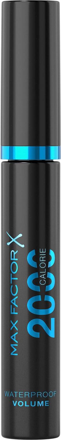 2000 Calorie Waterproof Mascara, 001 Black, 9 Ml fra Max Factor