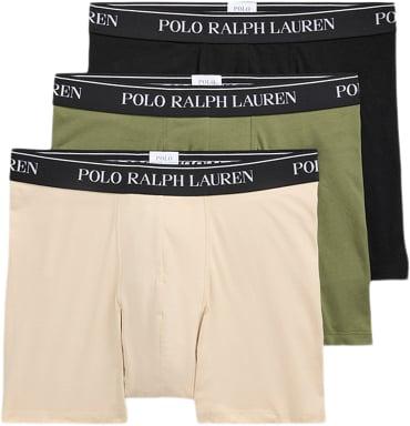 Stretch Cotton Boxer Briefs 3-pak fra Polo Ralph Lauren