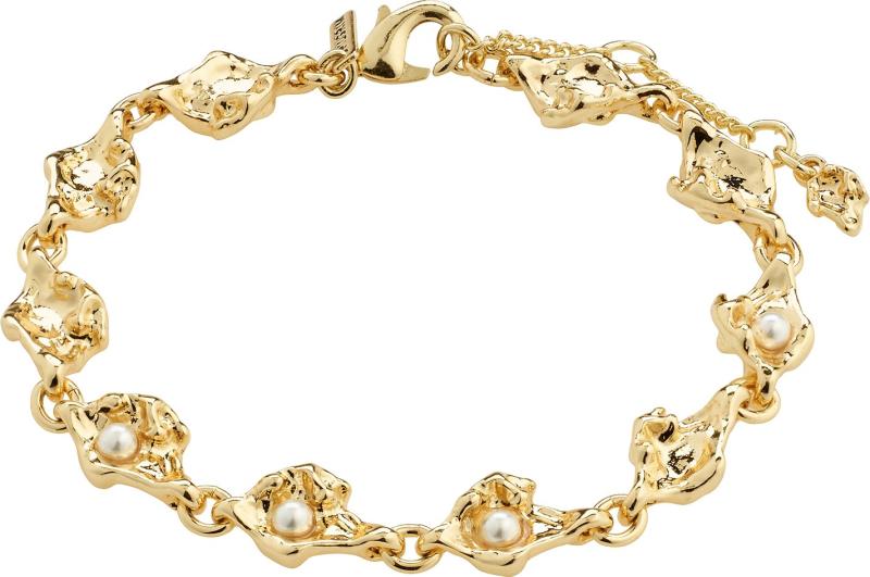 Inaya Recycled Bracelet Goldplated fra Pilgrim