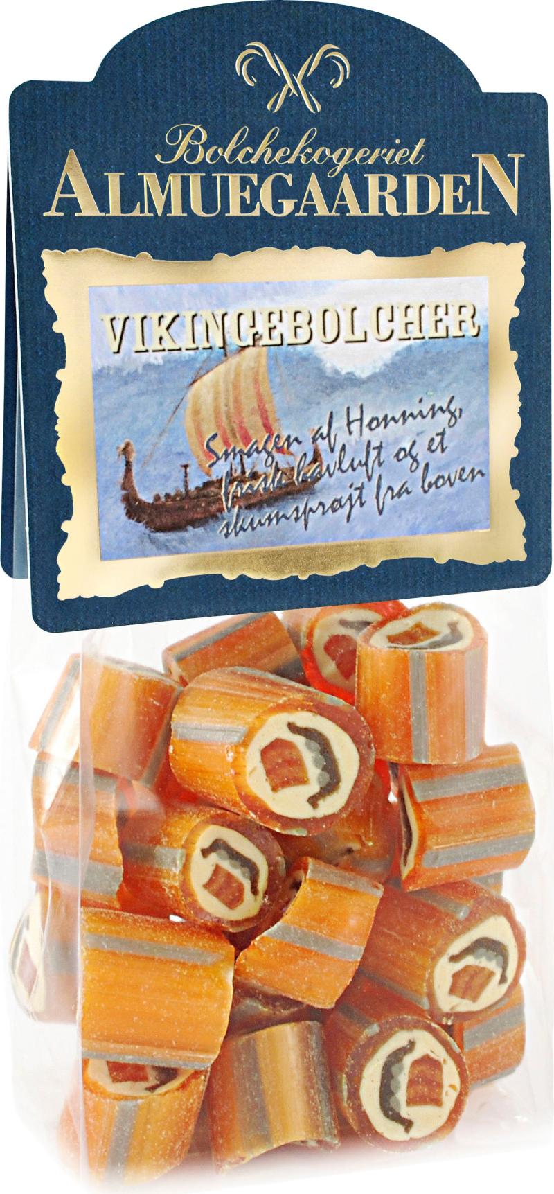 Vikinge Bolcher Med Smag Af Honning & Mentol fra Almuegaarden