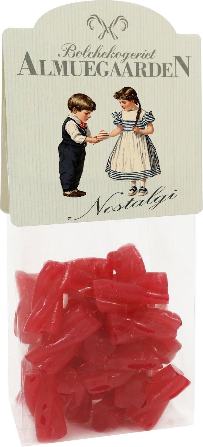 Hindbær Nostalgi - Blødt Slik Uden Gelatine fra Almuegaarden