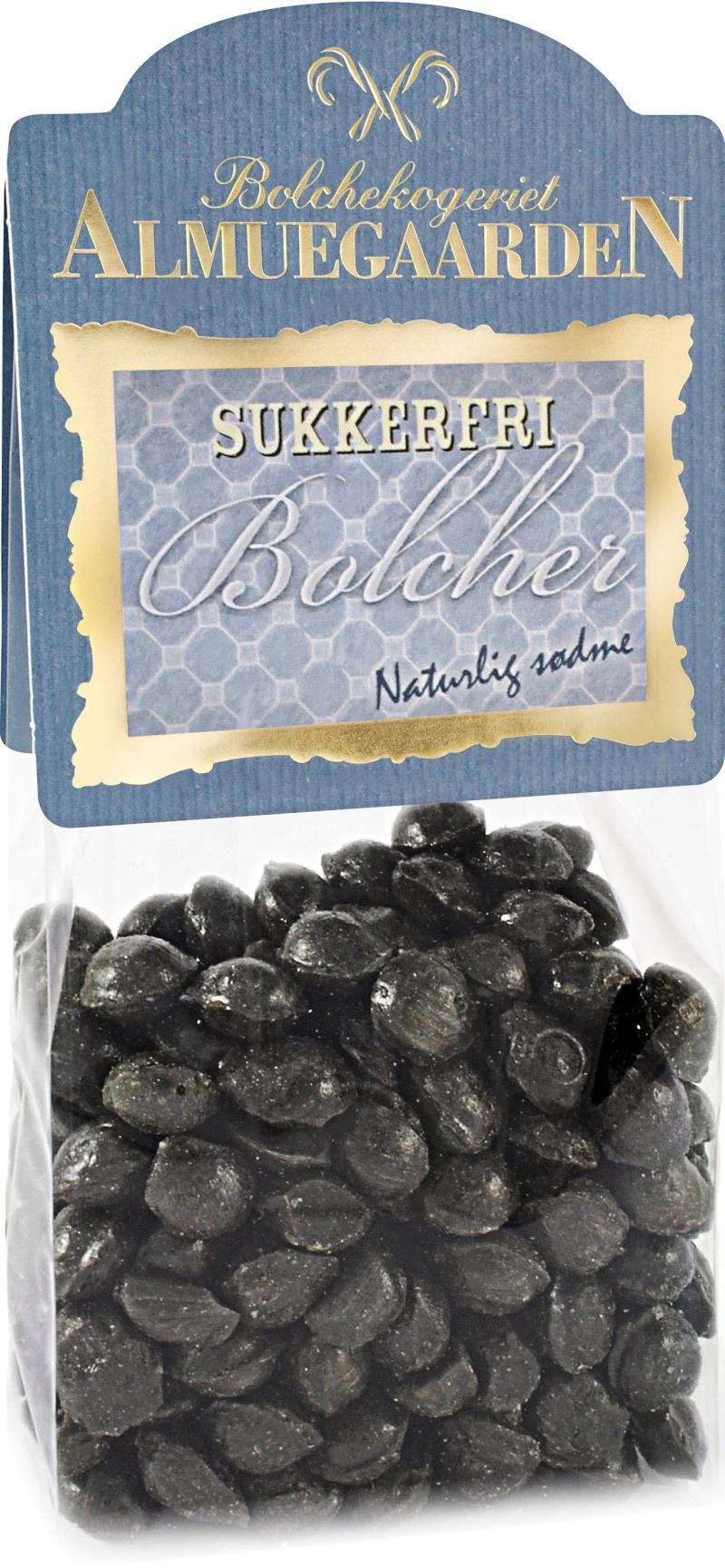 Sukkerfri Spejderhagl Bolcher Med Smag Af Lakrids Og Salmiak fra Almuegaarden