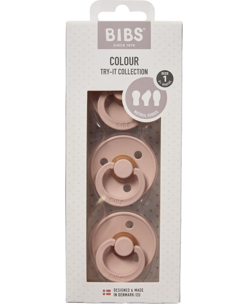 Tryit Colour 3 Pack Blush fra Bibs