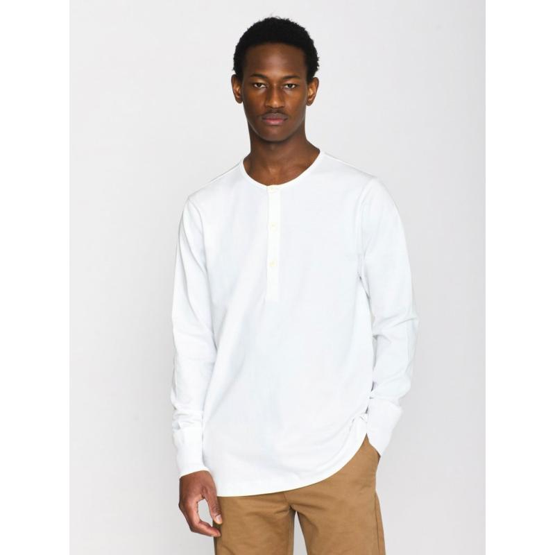 Bo Long Sleeve Henley Gots Vegan fra Knowledge Cotton Apparel