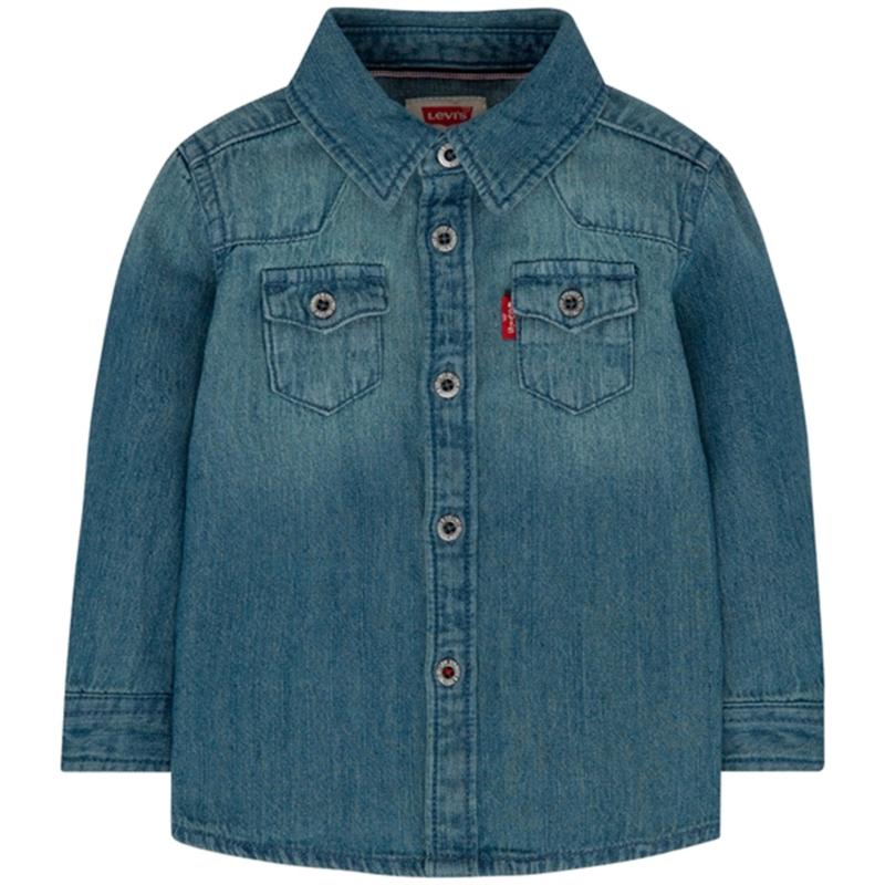 Barstow Western Skjorte Turquoise   Str. 3 Mdr fra Levi's