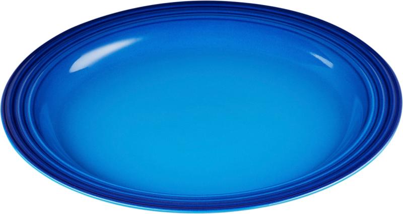 Tallerken 27cm Azure Blue fra Le Creuset