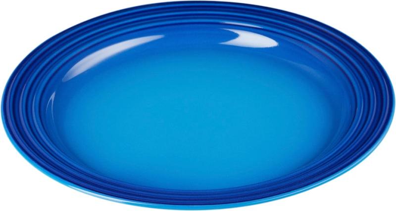 Tallerken 22cm Azure Blue fra Le Creuset
