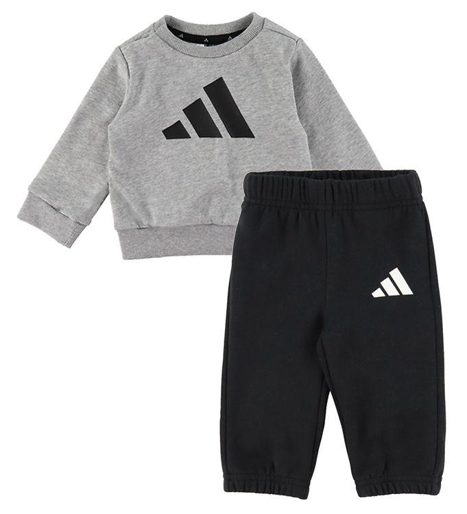 Adidas Performance sweatsæt i grå og sort til børn