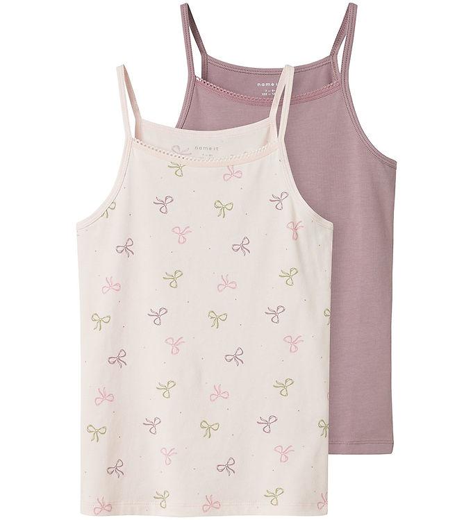 Undertrøjer   Noos   2 Pak   Nkfstrap   Barely Pink fra Name It