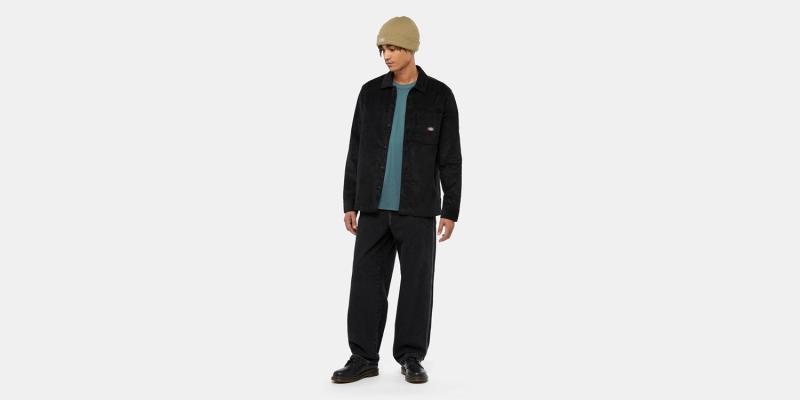Madison Baggy Fit Jeans i Black Wash fra Dickies