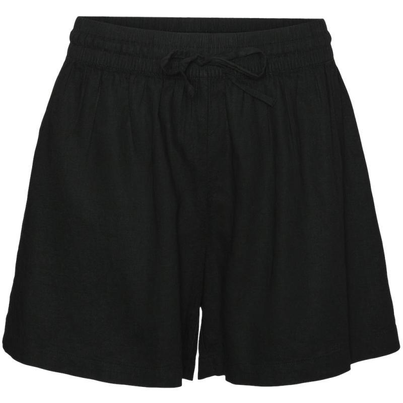 Dame Shorts Vmlinn  Black fra Vero Moda hos Klædeskabet.dk 5715511472066