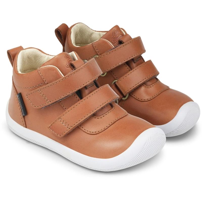 The Walk Strap Sporty Tex Sko Cognac Ws   Str. 21 fra Bundgaard