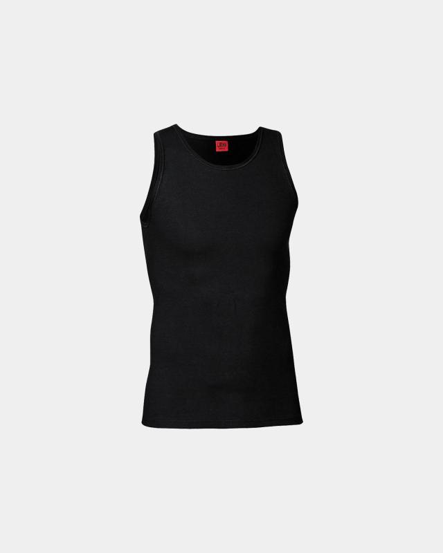 "black White" Tanktop (singlet) | Bomuld | Sort fra Jbs hos Intimo.dk 5701586395133