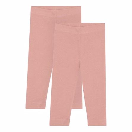 2 Pak Lyserøde Leggings fra Birkholm - Komfort i Fokus