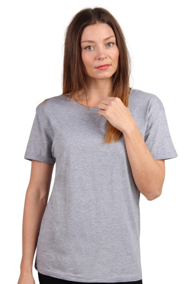 Lykke by Lykke Raw Tee i Oxford Grå - Fantastisk Basis T-shirt