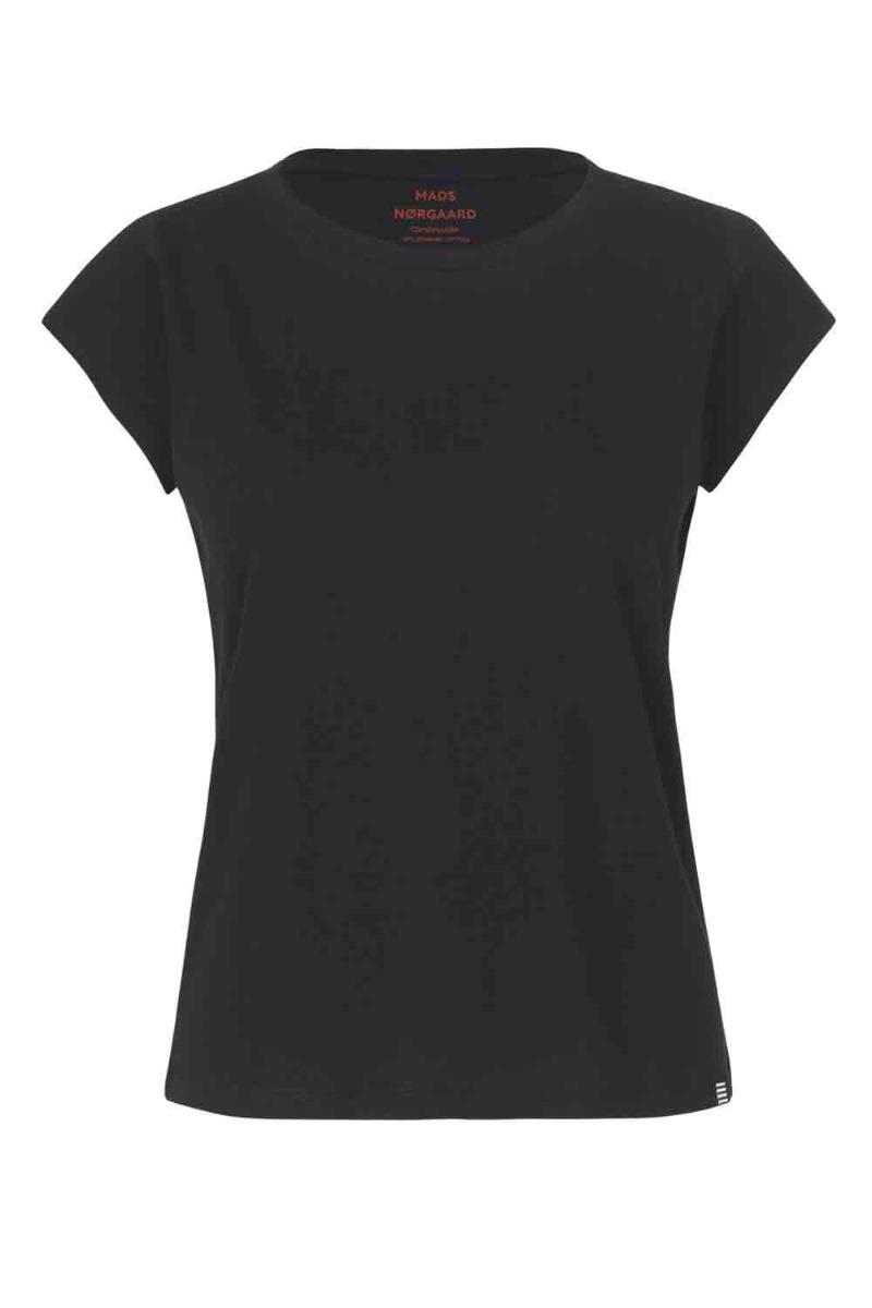 Økologisk Teasy T-Shirt i Sort fra Mads Nørgaard - Halloween Rabat