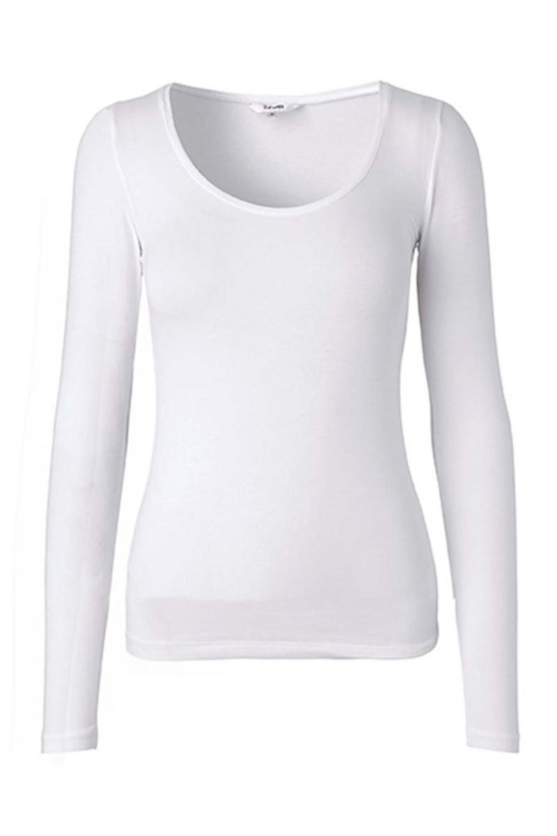 Bluse Anna i Optical White – Få 25% rabat hos Lykke by Lykke