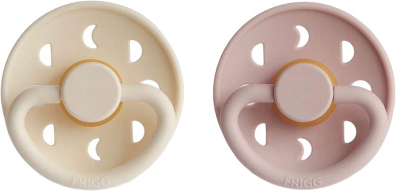 Moon Phase Runde Sutter I Latex 2pak Str. 2   Blush Cream fra Frigg