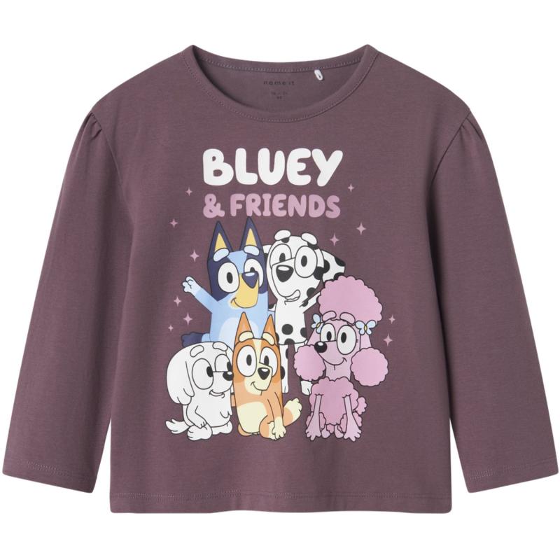 Arctic Dusk Nille Bluey Bluse   Str. 98 fra Name It