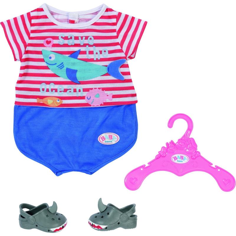Bad Pyjamas M Sko Blå 43 Cm fra Baby Born