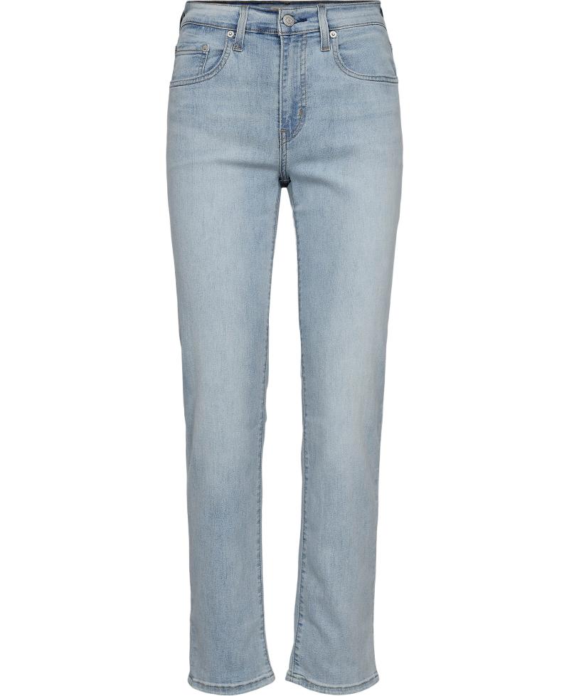 724 High Rise Straight Cool Br fra Levi's