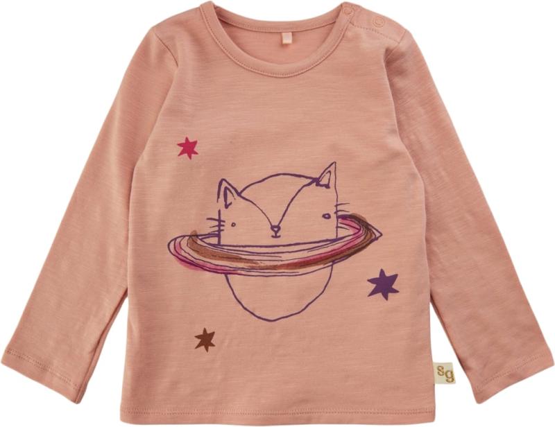 Sgbaby Bella Spacecat Ls Tee fra Soft Gallery