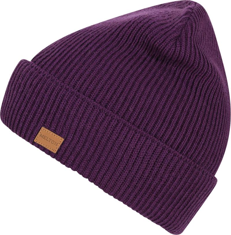 Basic Ribbed Beanie fra Melton