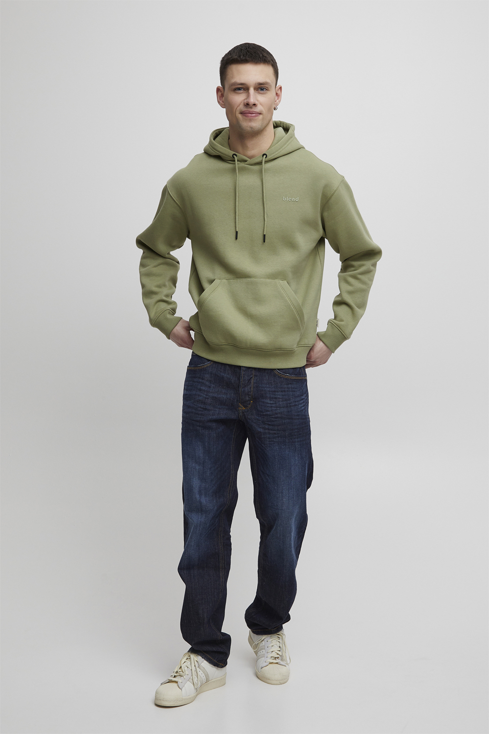 Bhdownton Hood Sweat Noos Regular F fra Blend