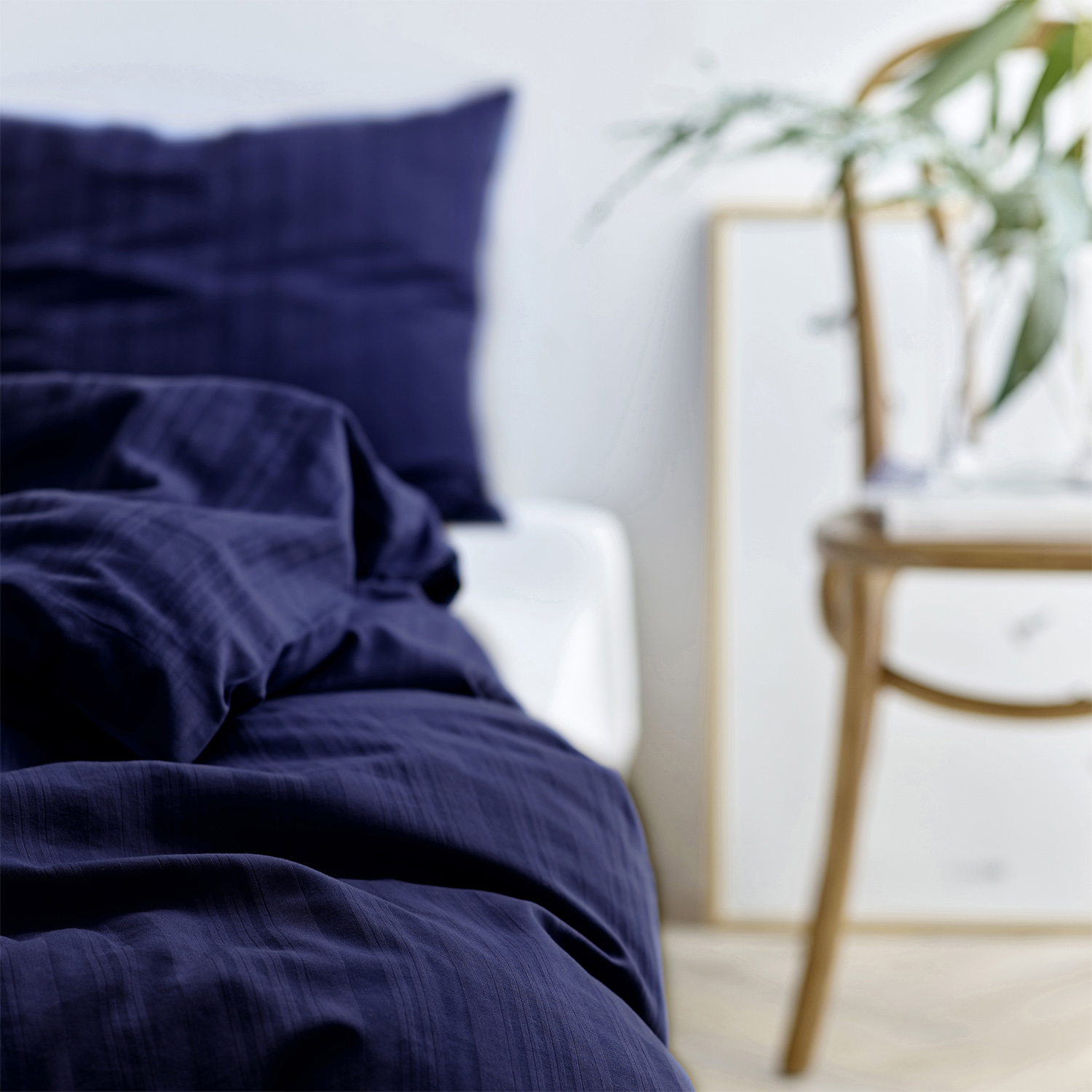 Sengetøj 200x220 Noble Navy Blue fra Södahl