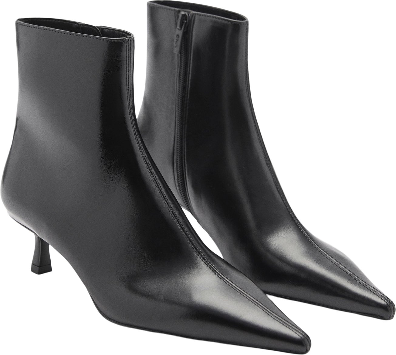 Kitten Heel Ankle Boots fra Mango
