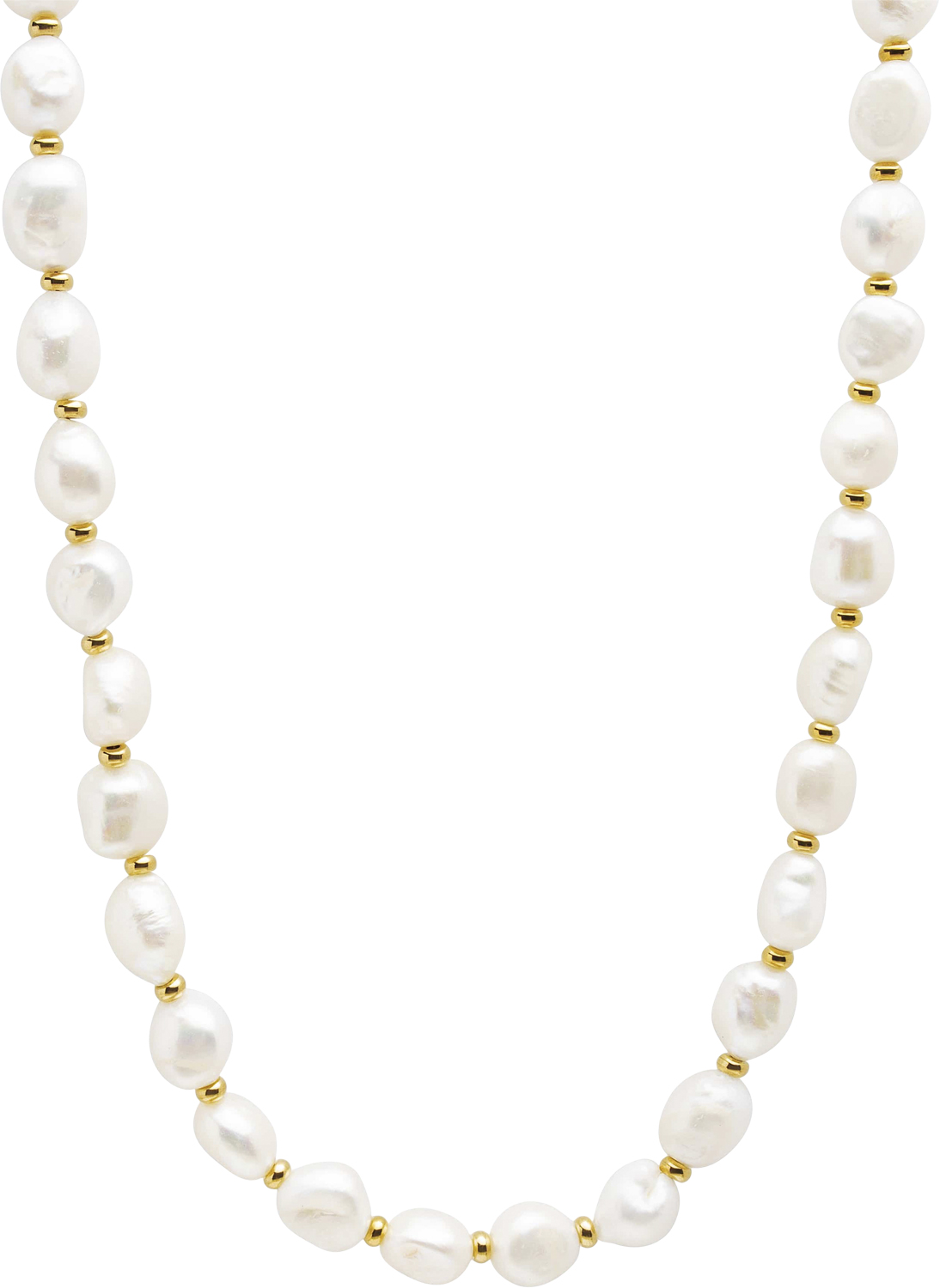 Baroque Freshwater Pearl Necklace fra Nialaya