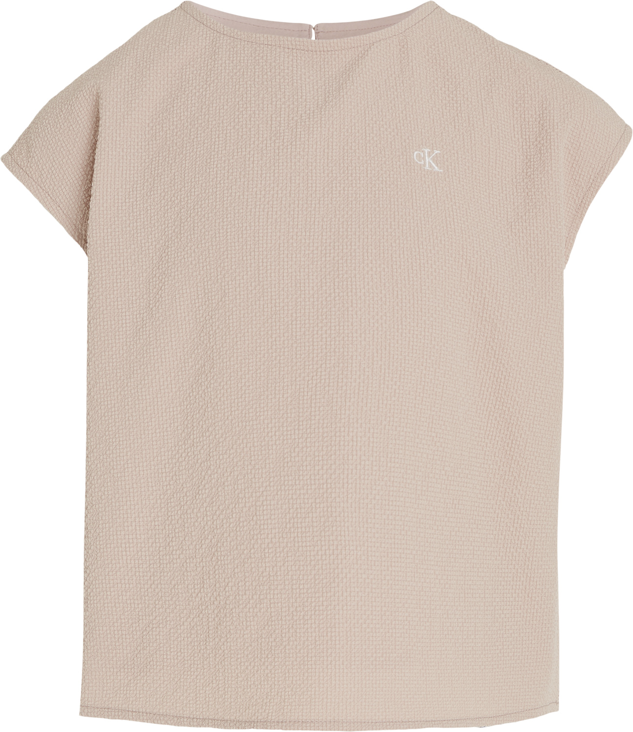 Baby Seersucker Ss Woven Top fra Calvin Klein