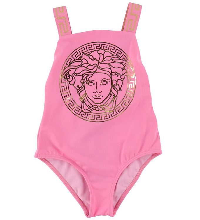 Badedragt   Pink Paradise M. Guld fra Versace