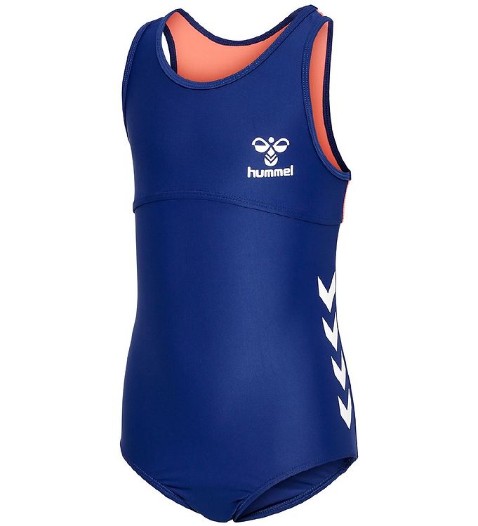 Badedragt   Hmlbell   Navy Peony fra Hummel