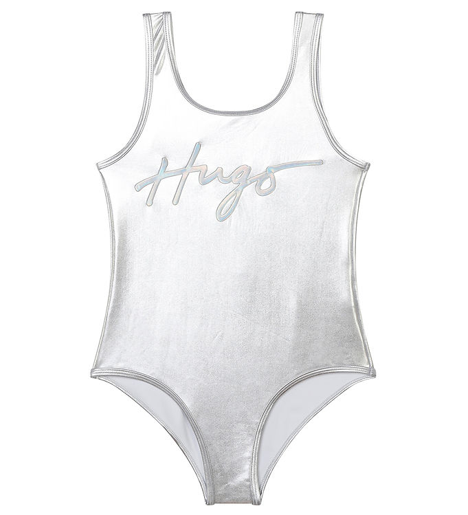 Badedragt   Sølv M. Print fra Hugo
