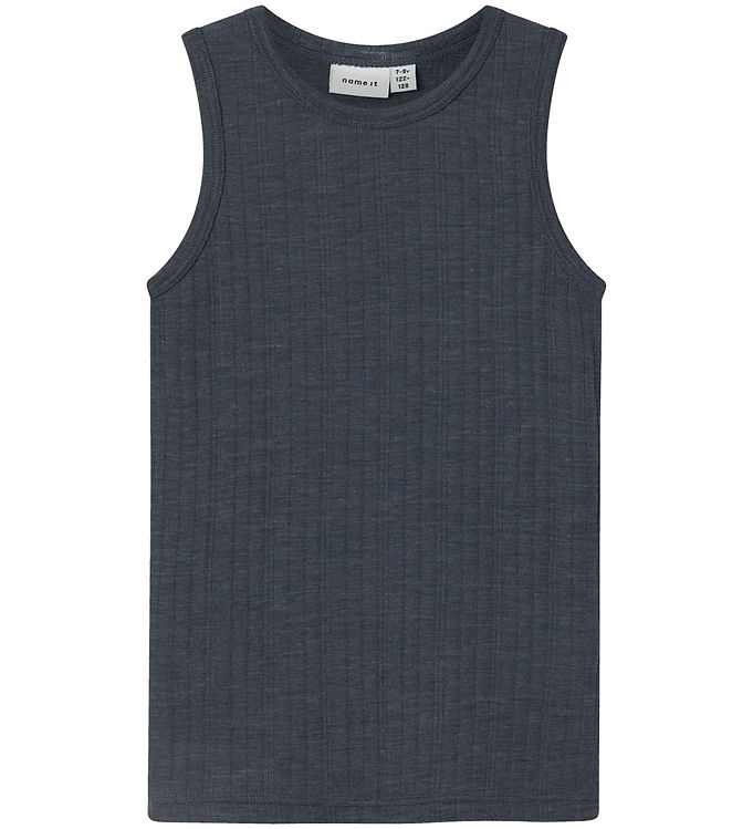 Undertrøje   Uld   Nkmwang   Ombre Blue fra Name It
