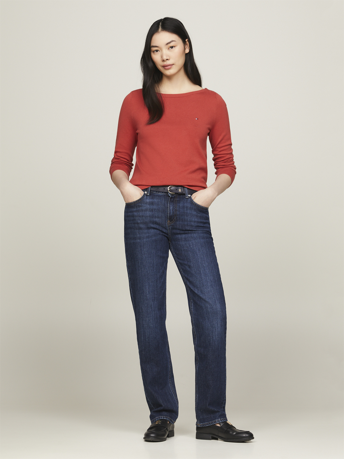 Co Jersey Stitch Boatnk Sweater fra Tommy Hilfiger