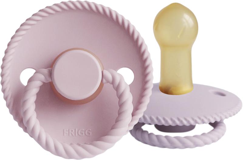 Rope Runde Sutter I Latex 2pak Str. 2   Baby Pink Soft Lilac fra Frigg