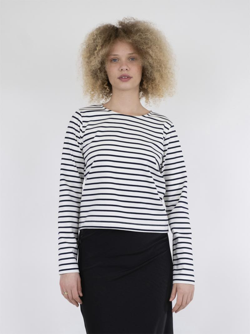 Claudio Stripe Blouse fra Neo Noir