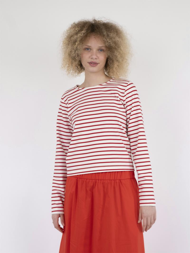 Claudio Stripe Blouse fra Neo Noir