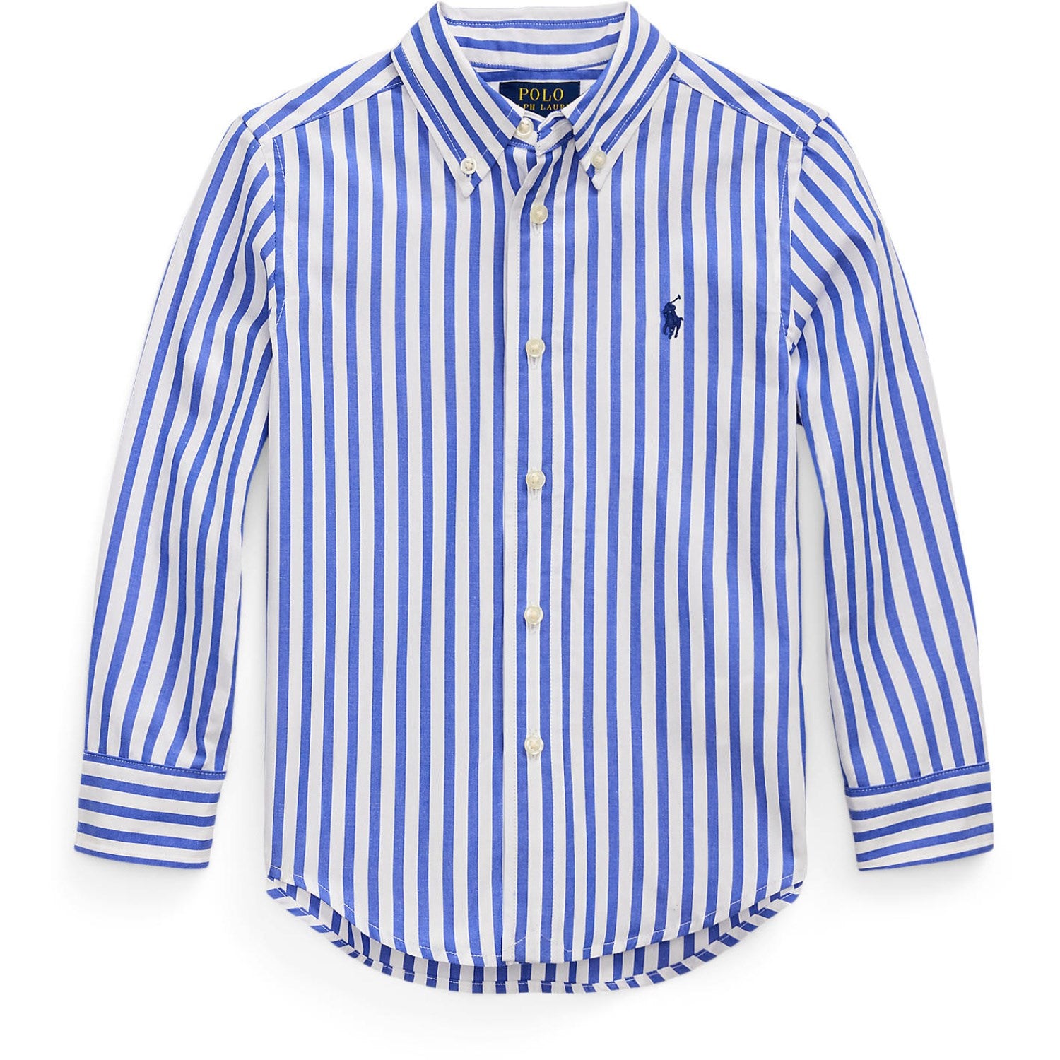 B5171 White Blue Boy Sport Skjorte   Str. 5 år fra Polo Ralph Lauren