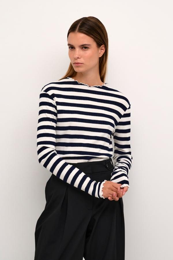 Candacekb Big Stripe Ls fra Karen By Simonsen