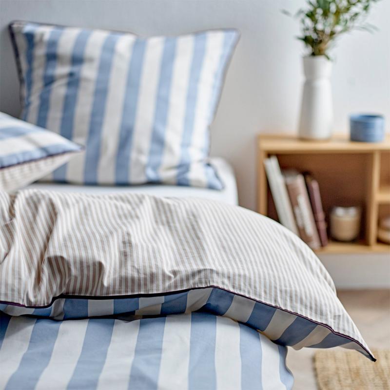 Sengetøj 140x200 Parallel Linen Blue fra Södahl