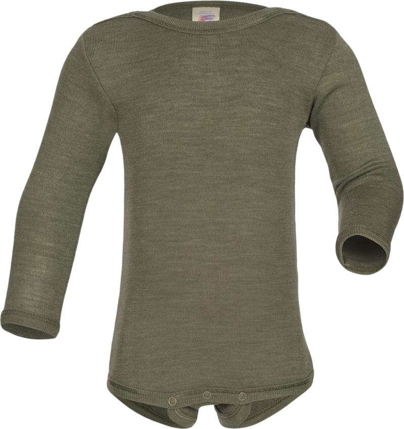 Babybody, Long Sleeved, With Press Studs On The Shoulder, G fra Engel Natur